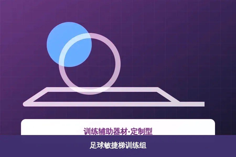 足球敏捷梯训练组产品示意图